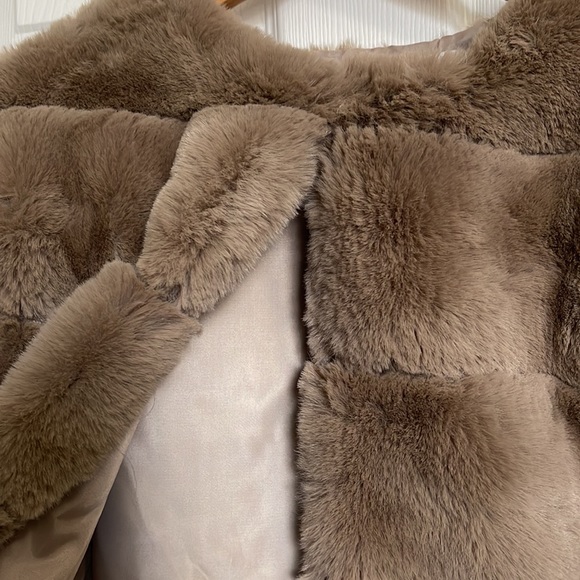 Mocha Faux Fur Coat - Picture 3 of 10